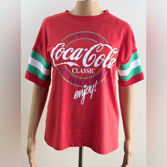 Coca Cola Tops - Coca Cola Classic Women’s T-shirt, Short Sleeve, Red Size XS